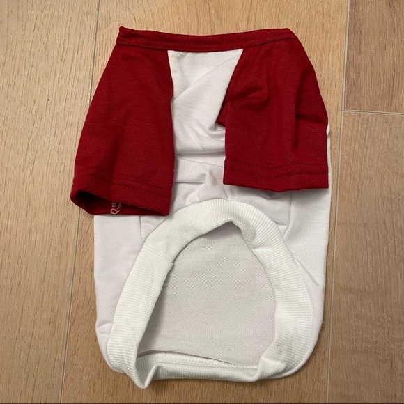 💗 NWOT Red Baseball Tee - Picture 1 of 3